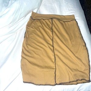 Tan Inversed Skirt